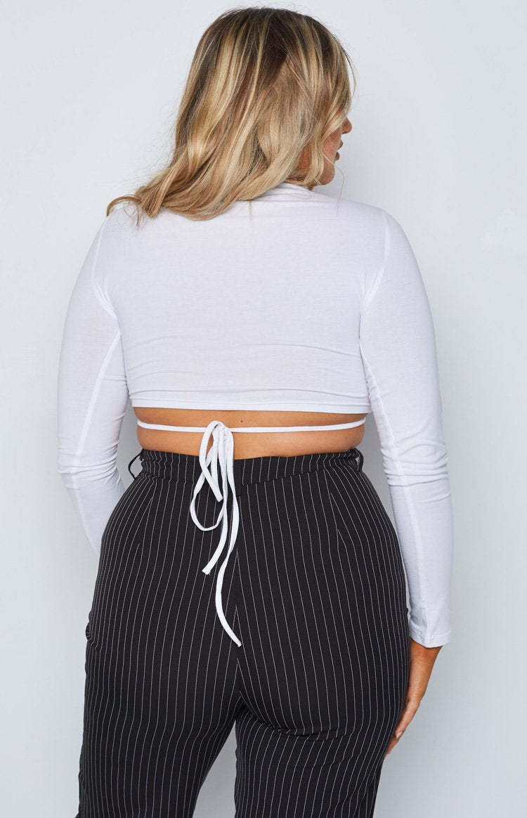 Serena Crop Top White-Vavasi.All Rights Reserved.