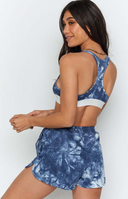 Sideline Crop Tie Dye-Vavasi.All Rights Reserved.