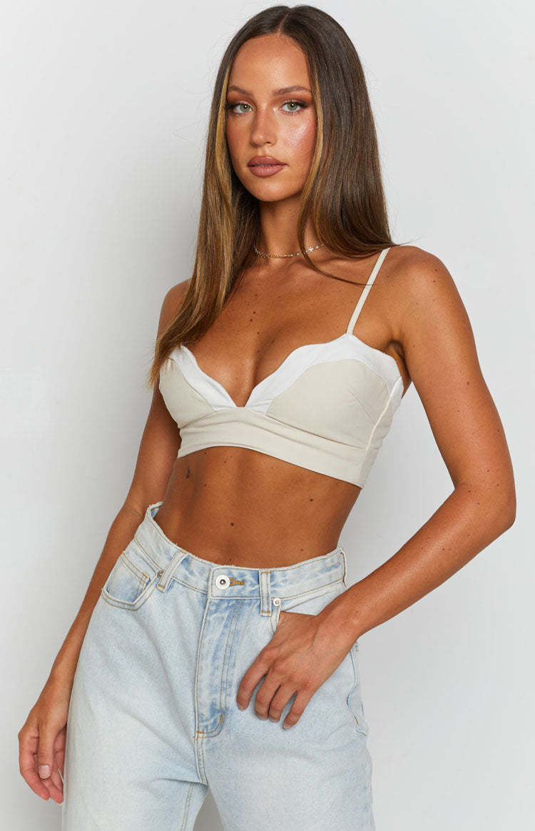 The Sophie Top Cream-Vavasi.All Rights Reserved.