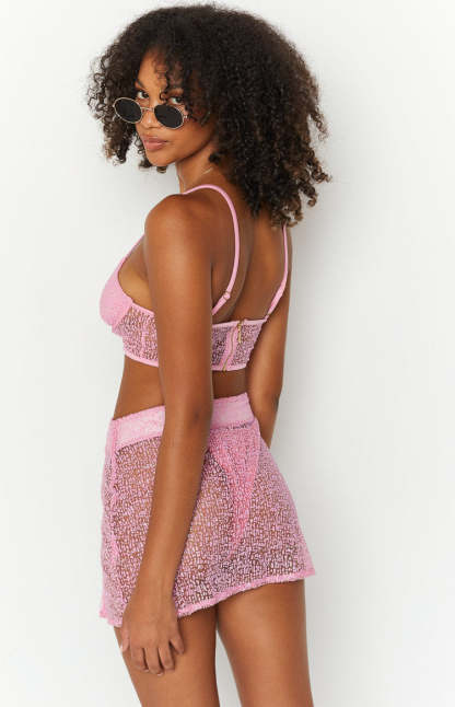 Starman Pink Sparkle Skirt-Vavasi.All Rights Reserved.