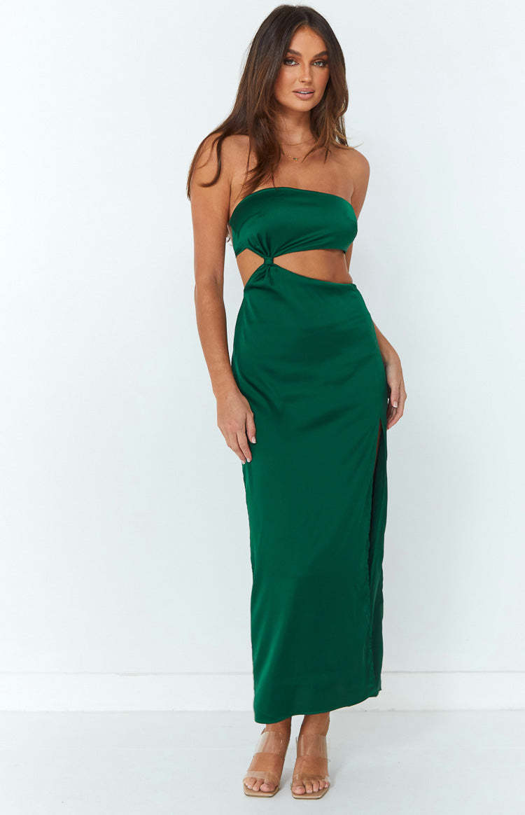 Summer Emerald Maxi Dress-Vavasi.All Rights Reserved.