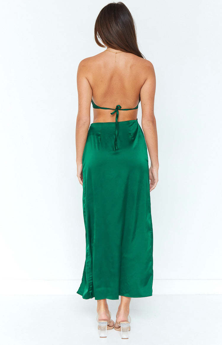 Summer Emerald Maxi Dress-Vavasi.All Rights Reserved.