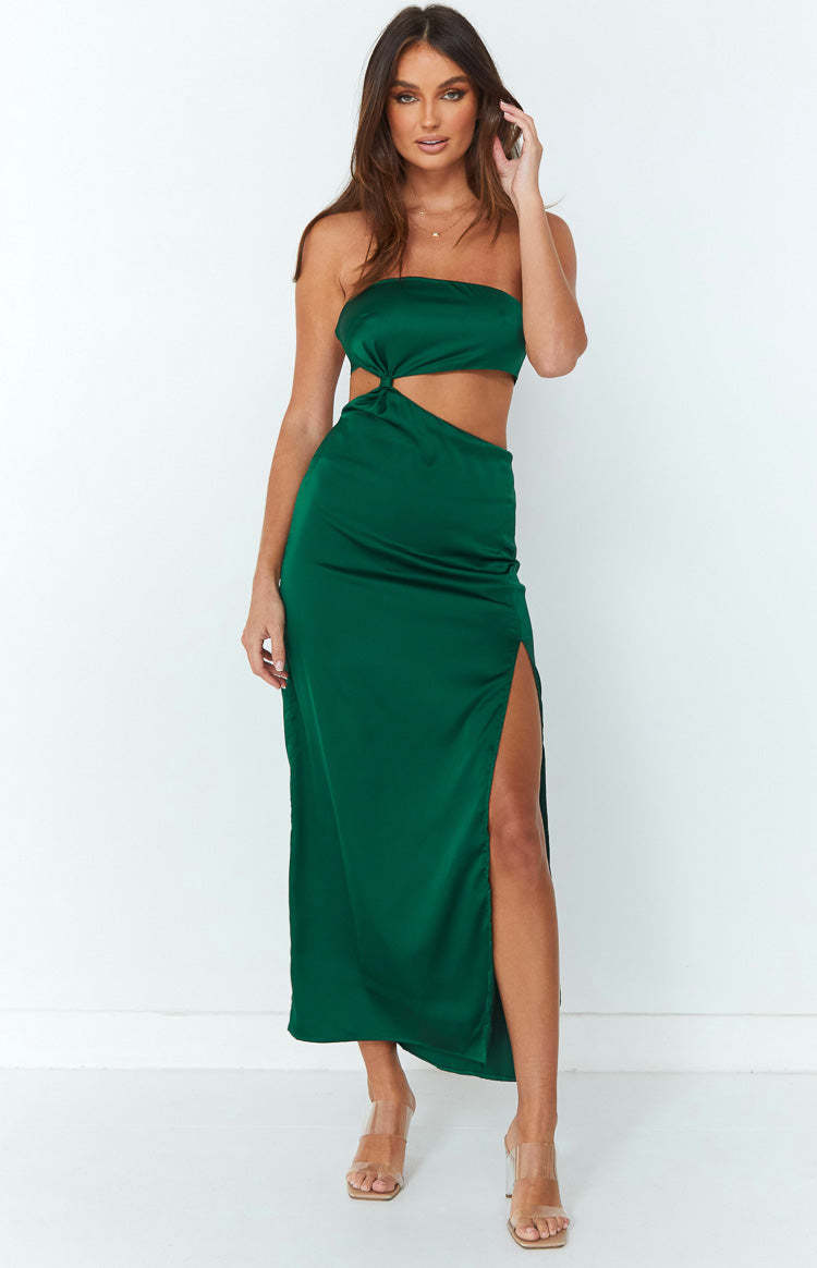 Summer Emerald Maxi Dress-Vavasi.All Rights Reserved.