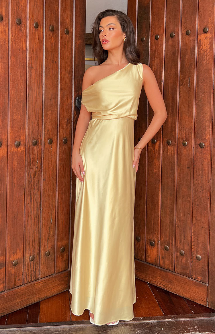 Sunshine Elegance Yellow Formal Maxi Dress-Vavasi.All Rights Reserved.