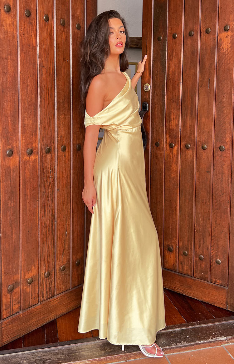 Sunshine Elegance Yellow Formal Maxi Dress-Vavasi.All Rights Reserved.