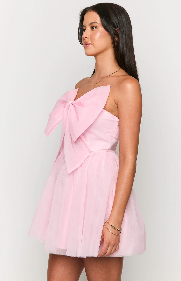 Sweethearts Pink Mini Dress-Vavasi.All Rights Reserved.