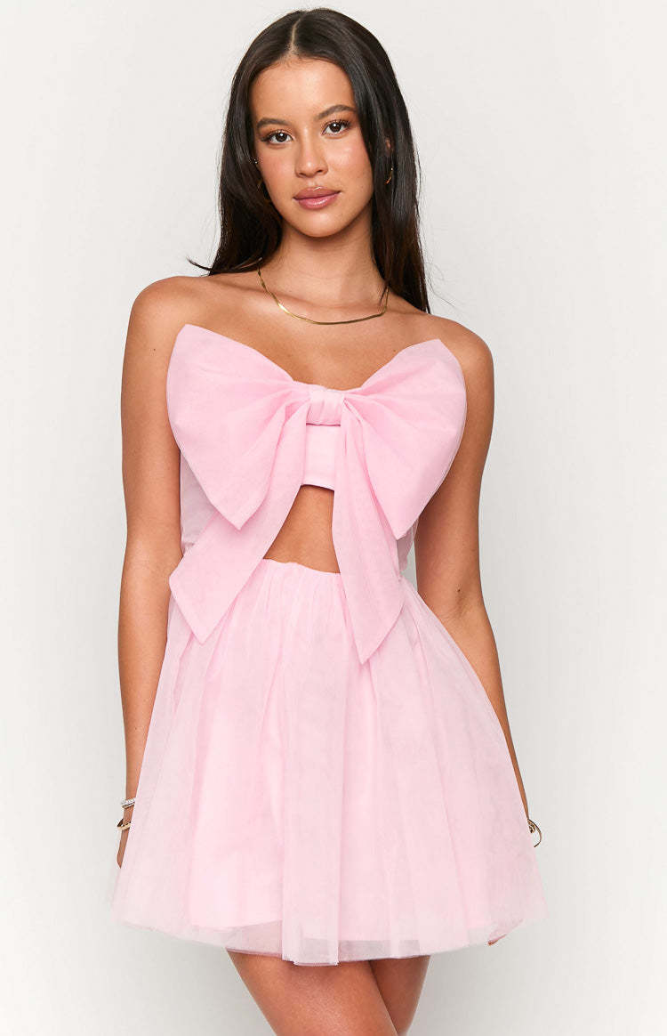 Sweethearts Pink Mini Dress-Vavasi.All Rights Reserved.