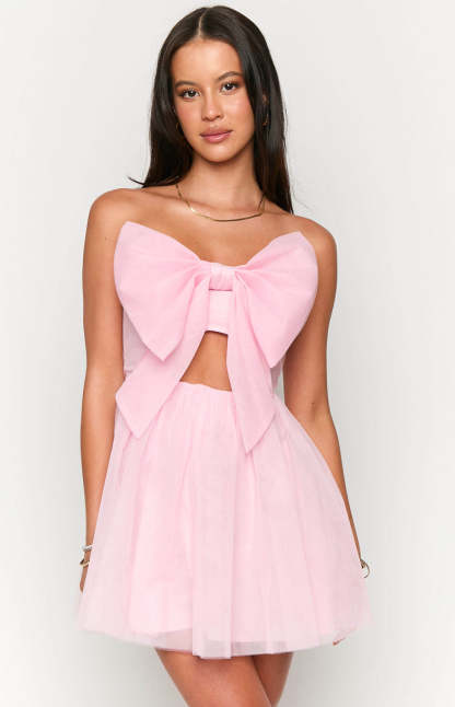 Sweethearts Pink Mini Dress-Vavasi.All Rights Reserved.