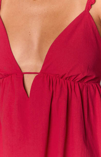 Tammie Red Mini Dress-Vavasi.All Rights Reserved.