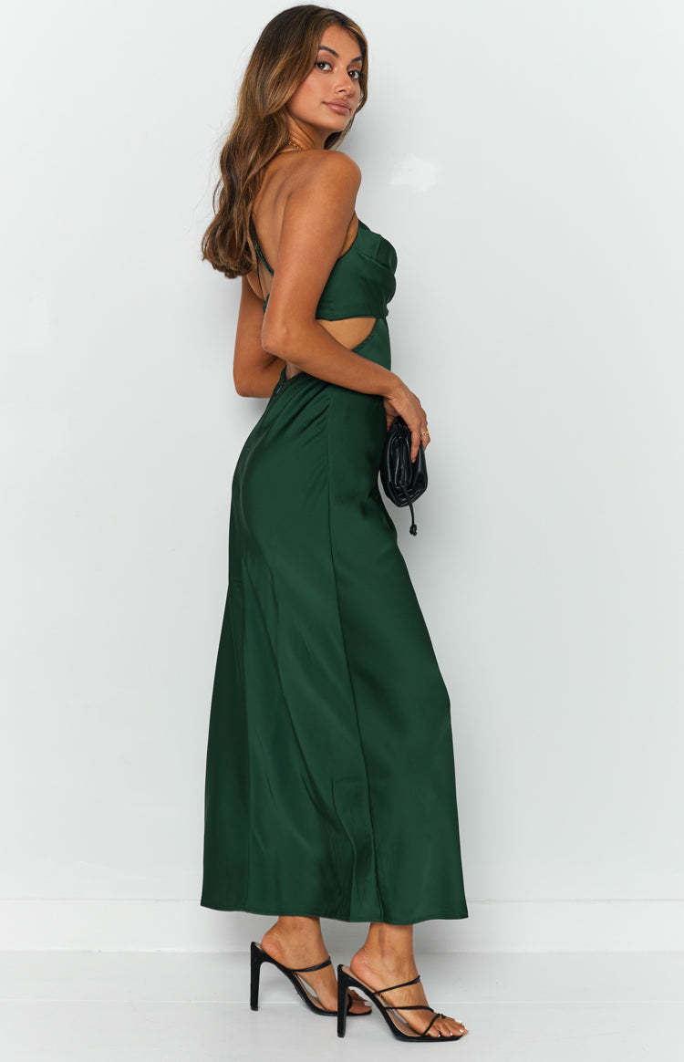 Taleah Cut Out Maxi Dress Green-Vavasi.All Rights Reserved.