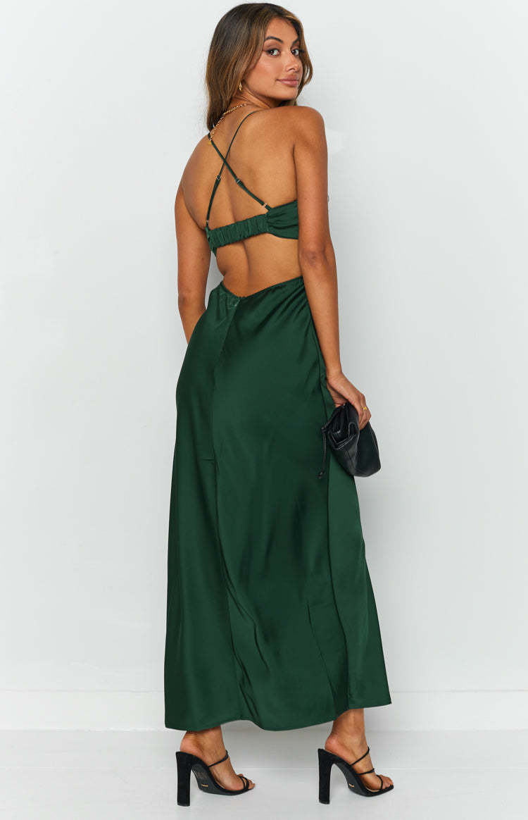 Taleah Cut Out Maxi Dress Green-Vavasi.All Rights Reserved.