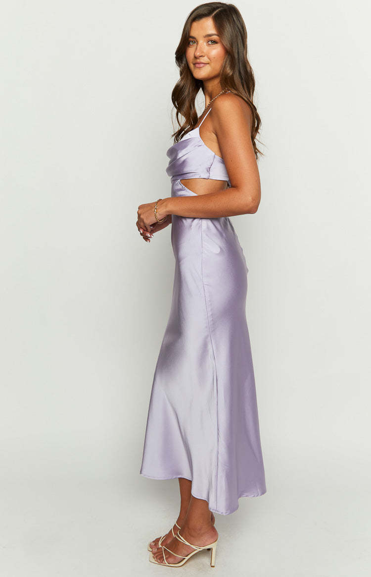 Taleah Lilac Cut Out Maxi Dress-Vavasi.All Rights Reserved.