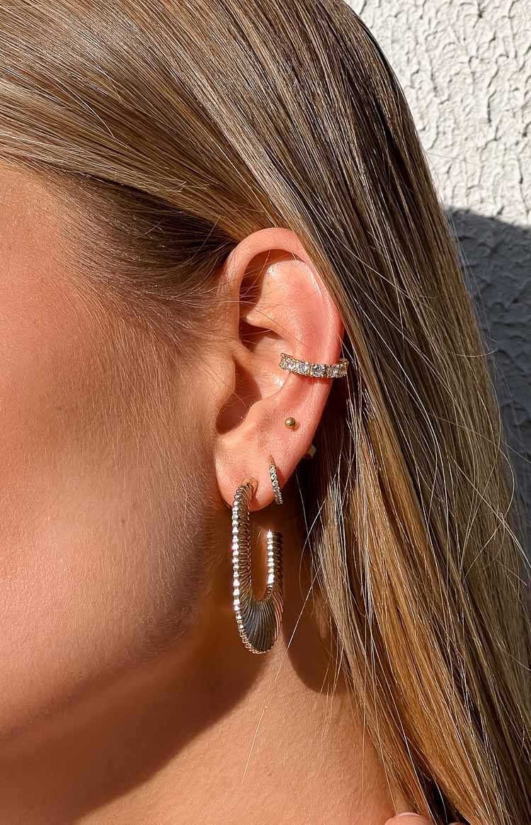 Tana Gold-Plated Hoop Clip Earrings-Vavasi.All Rights Reserved.