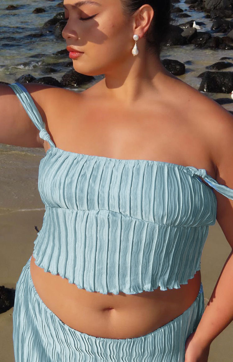 That Occasion Blue Cami Top-Vavasi.All Rights Reserved.