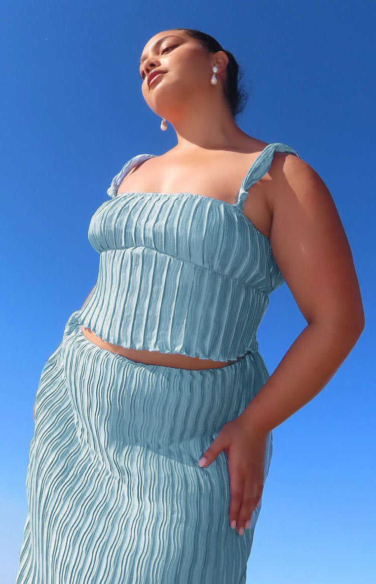 That Occasion Blue Cami Top-Vavasi.All Rights Reserved.