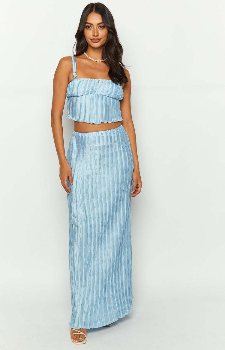 That Occasion Blue Cami Top-Vavasi.All Rights Reserved.