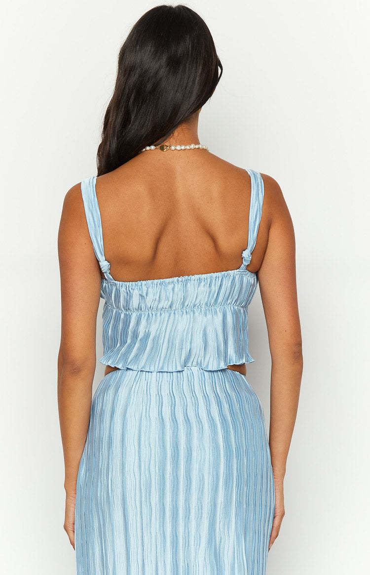 That Occasion Blue Cami Top-Vavasi.All Rights Reserved.