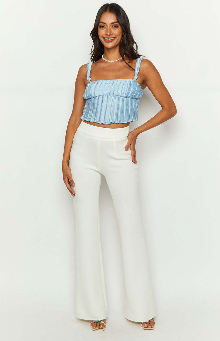 That Occasion Blue Cami Top-Vavasi.All Rights Reserved.
