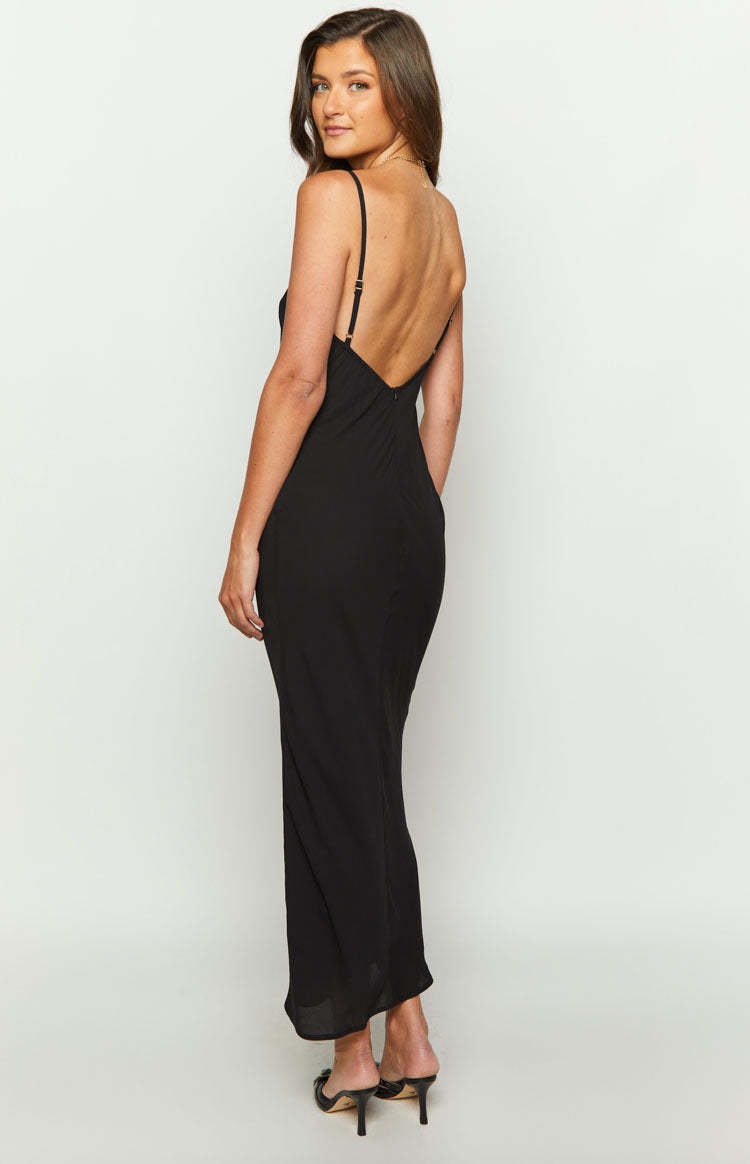 The Exclusive Black Lace Maxi Dress-Vavasi.All Rights Reserved.