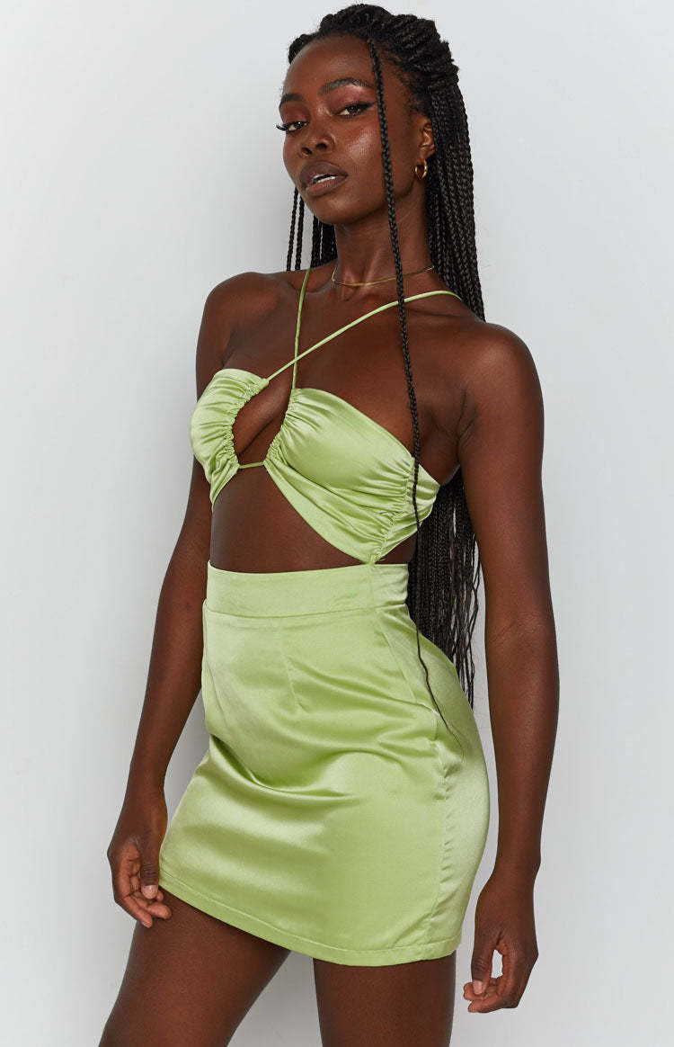 The Nitsan Dress Green-Vavasi.All Rights Reserved.