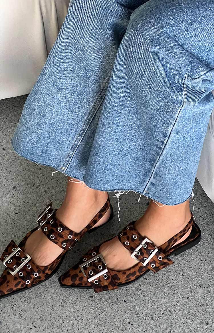 Therapy Matilda Leopard Print Pointed Flats-Vavasi.All Rights Reserved.
