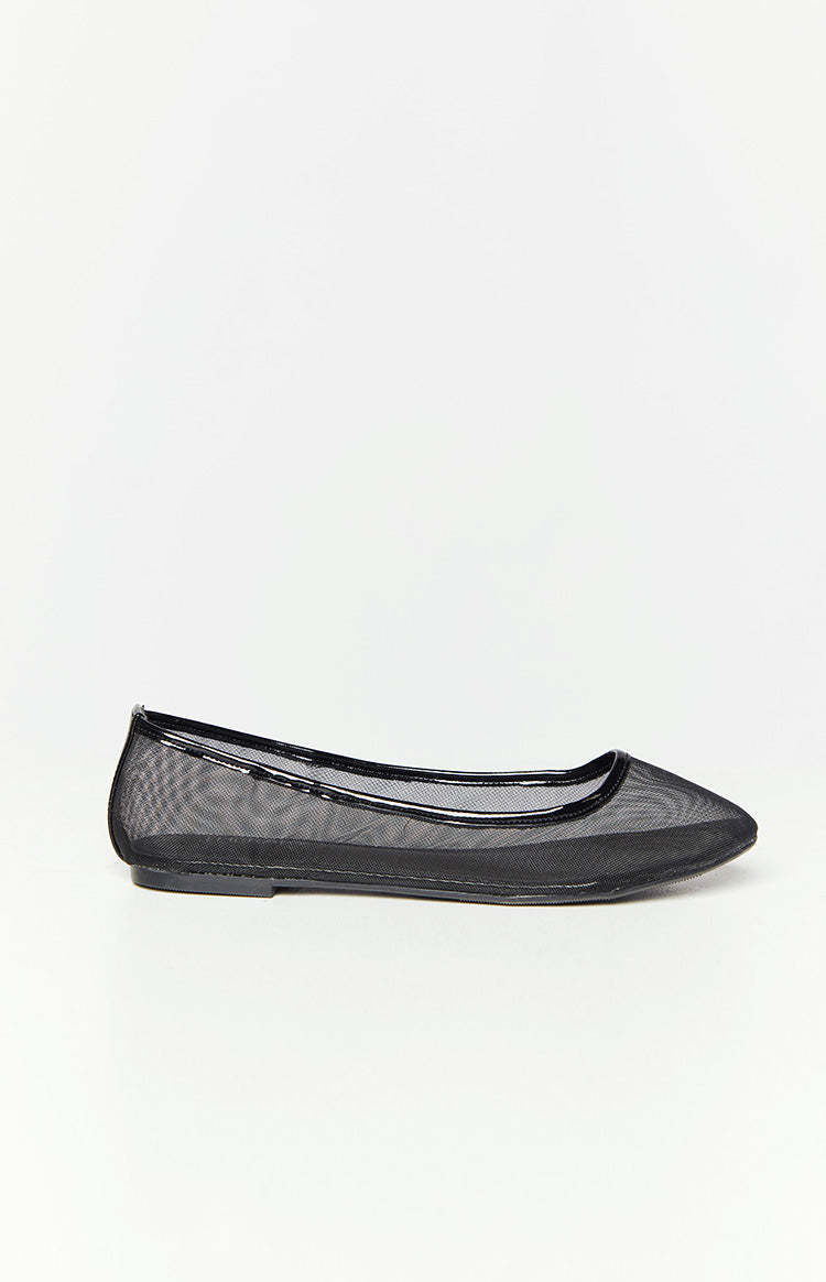 Therapy Arlo Black Crinkle Patent PU Ballet Flats-Vavasi.All Rights Reserved.