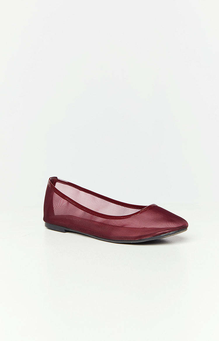 Therapy Arlo Cherry Patent PU Ballet Flats-Vavasi.All Rights Reserved.