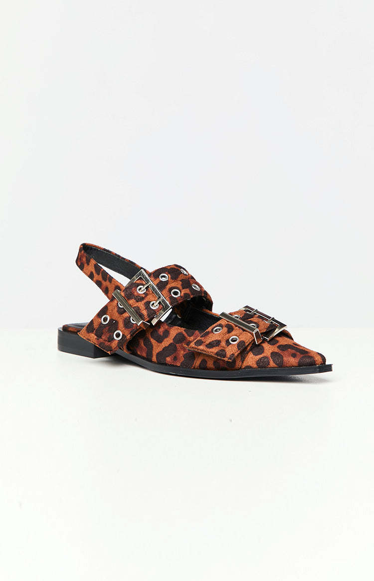 Therapy Matilda Leopard Print Pointed Flats-Vavasi.All Rights Reserved.