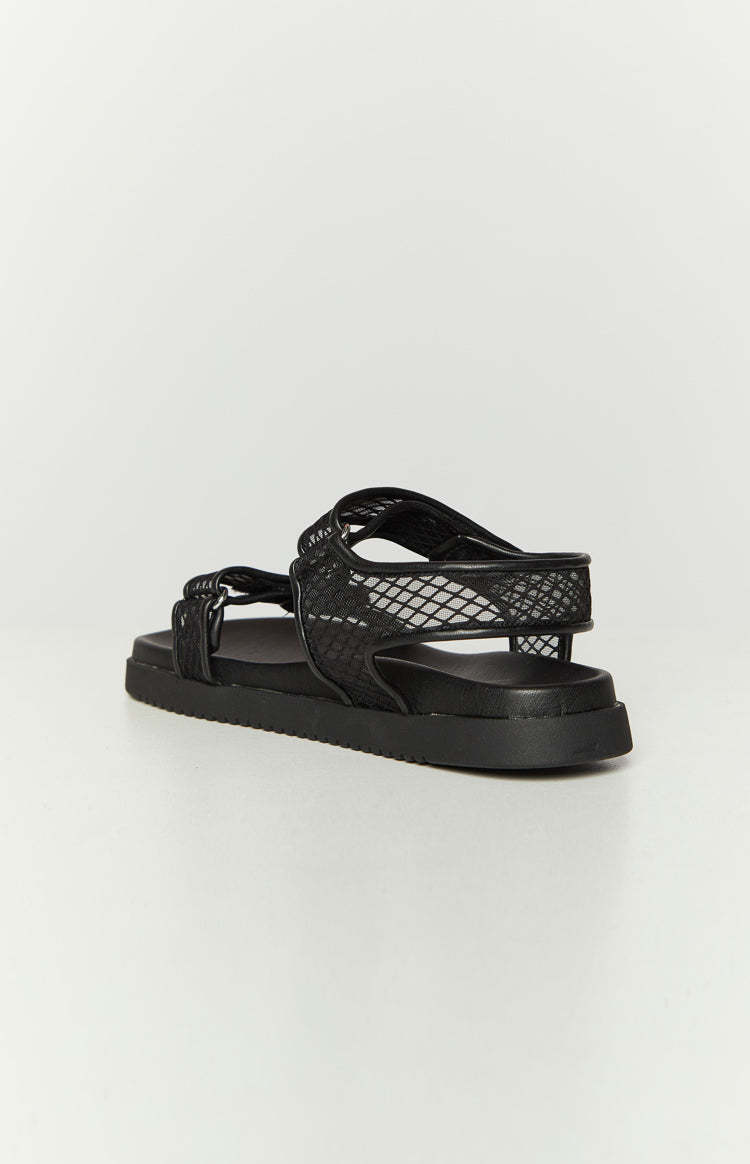 Therapy Rhode Black PU Sandals-Vavasi.All Rights Reserved.