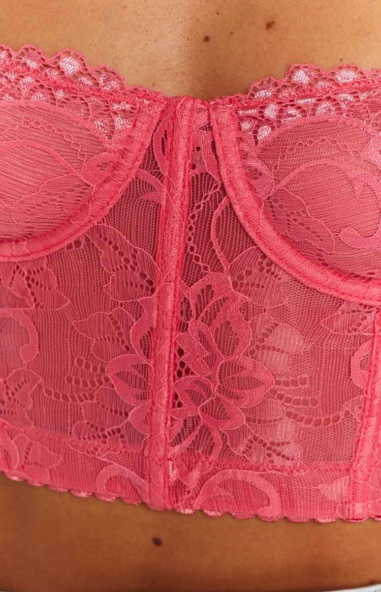 Tiarna Pink Lace Corset Top-Vavasi.All Rights Reserved.