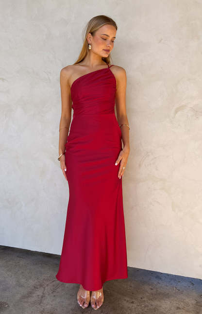 Tina Red Formal Maxi Dress-Vavasi.All Rights Reserved.