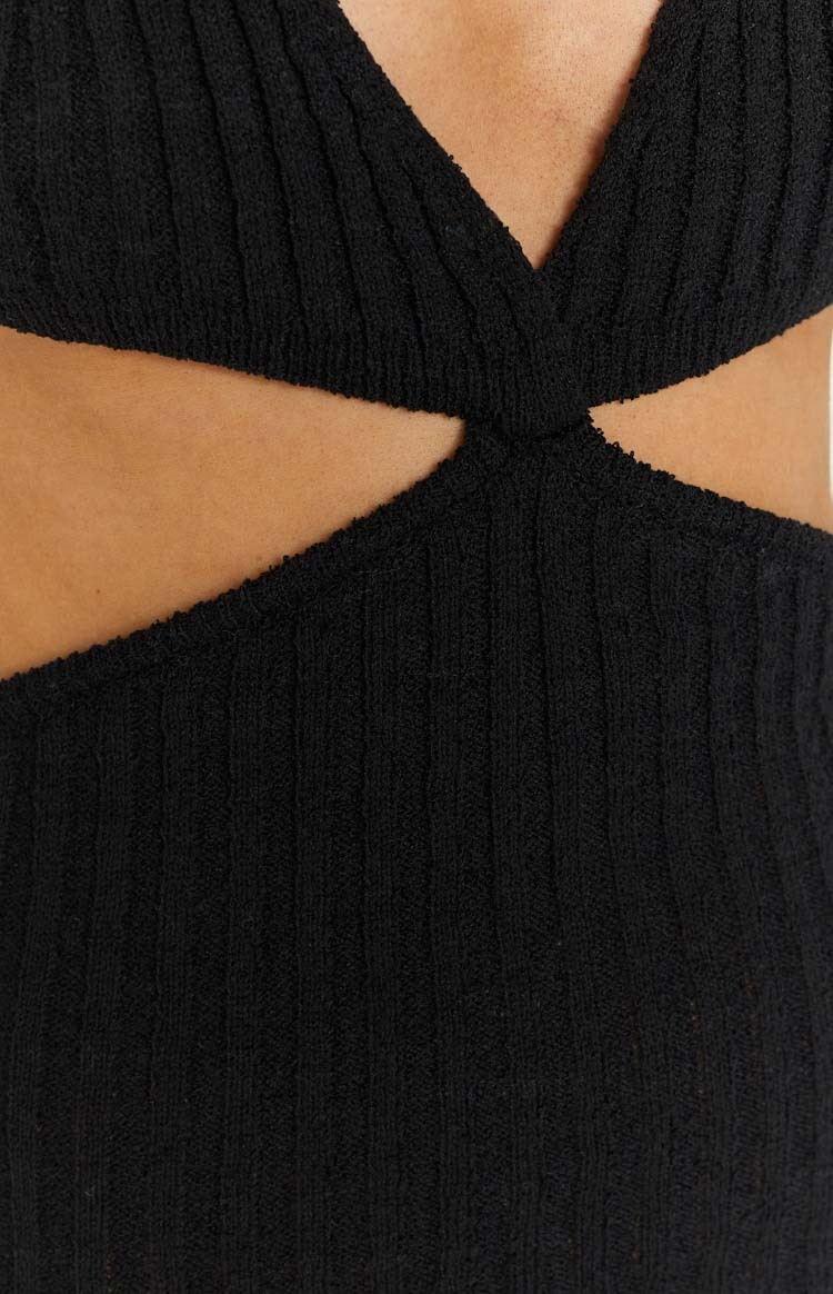 Toni Black Cut Out Mini Dress-Vavasi.All Rights Reserved.