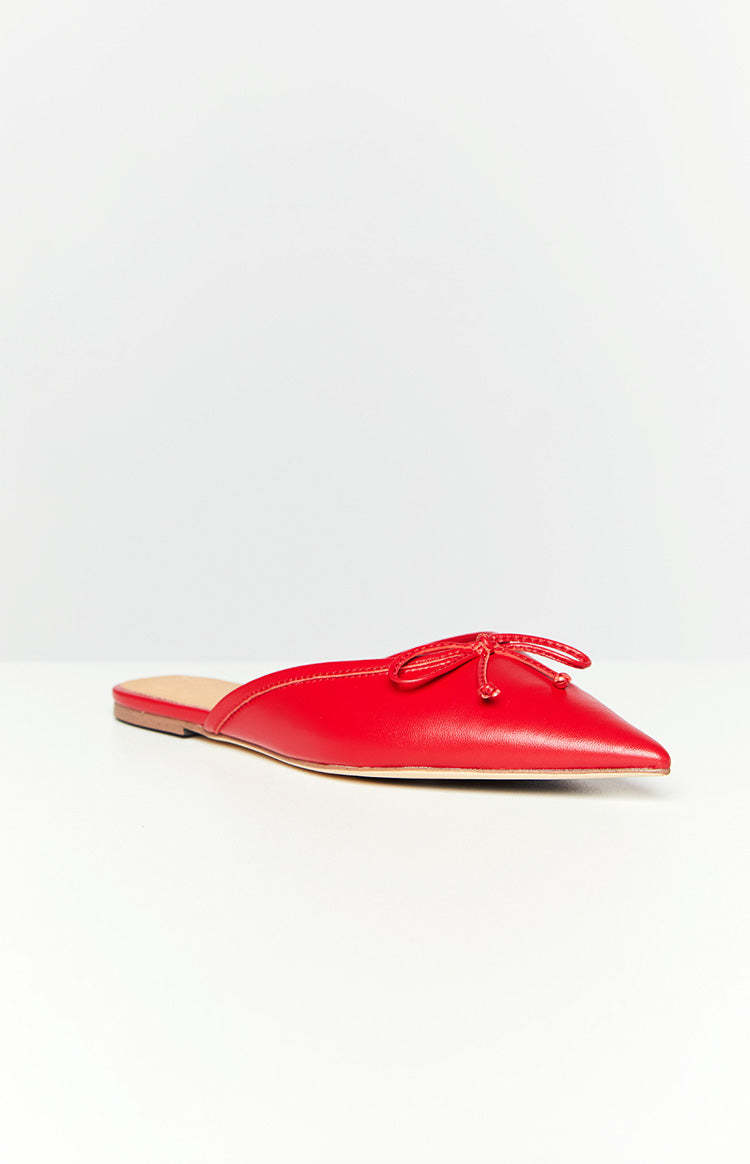 Tony Bianco Javelin Ruby Mule Flats-Vavasi.All Rights Reserved.