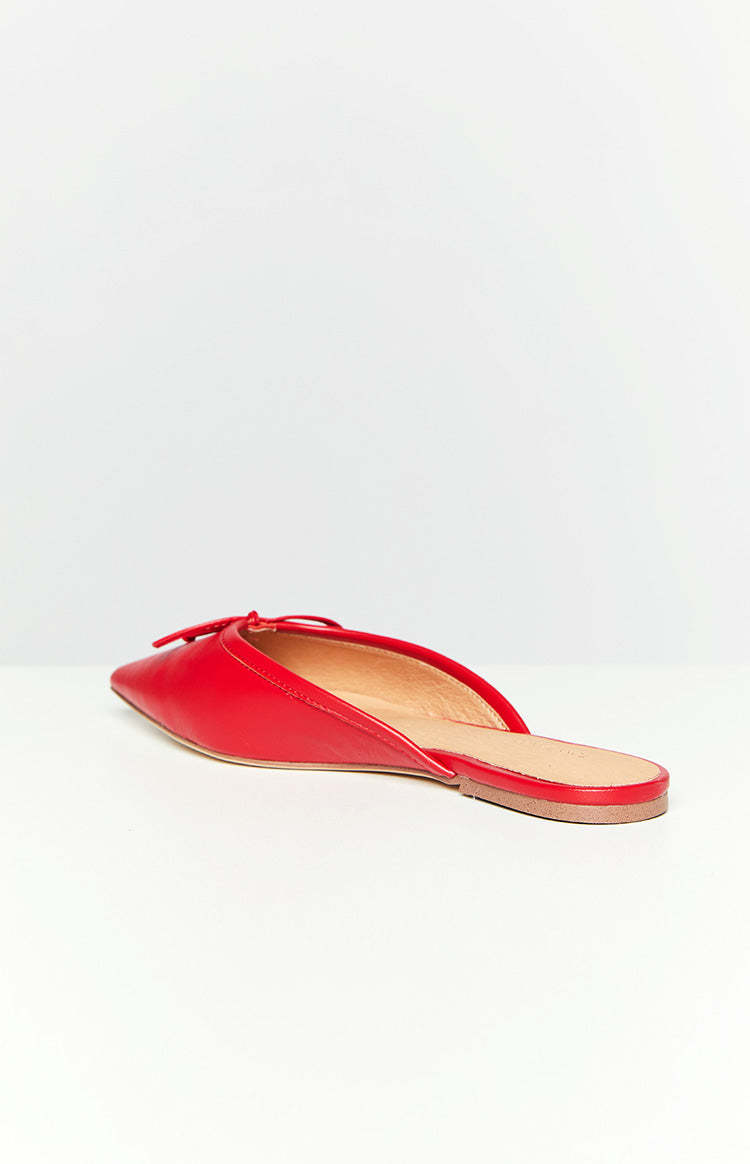 Tony Bianco Javelin Ruby Mule Flats-Vavasi.All Rights Reserved.