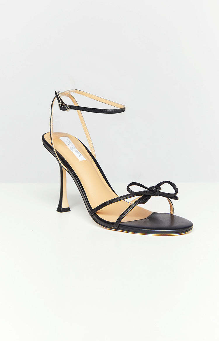 Tony Bianco Lover Black Suede Heels-Vavasi.All Rights Reserved.