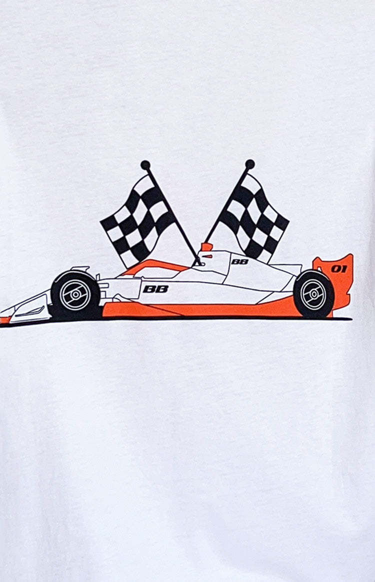 Too Quick White Tee-Vavasi.All Rights Reserved.