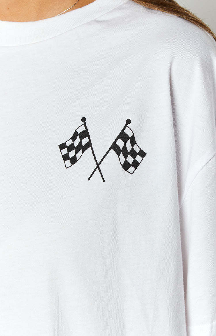 Too Quick White Tee-Vavasi.All Rights Reserved.
