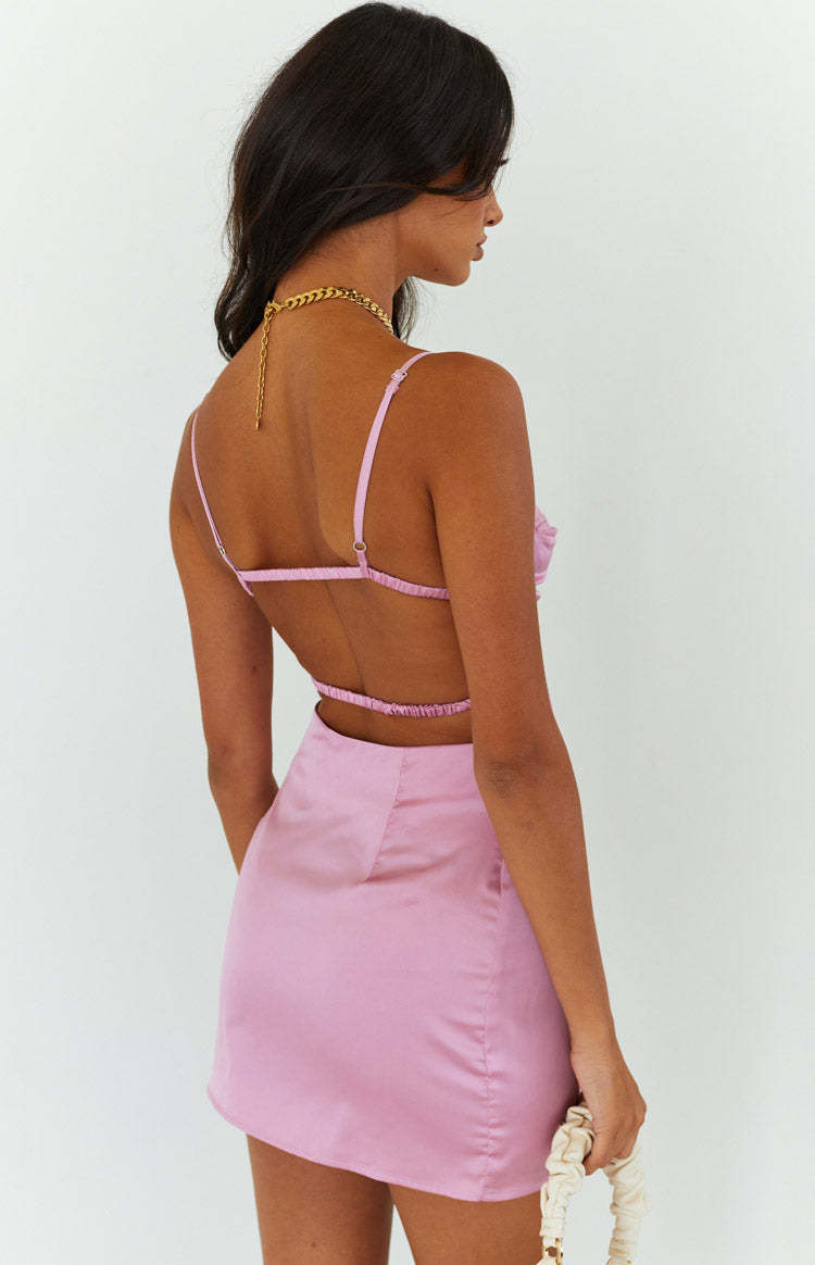 Trouble Pink Mini Dress-Vavasi.All Rights Reserved.