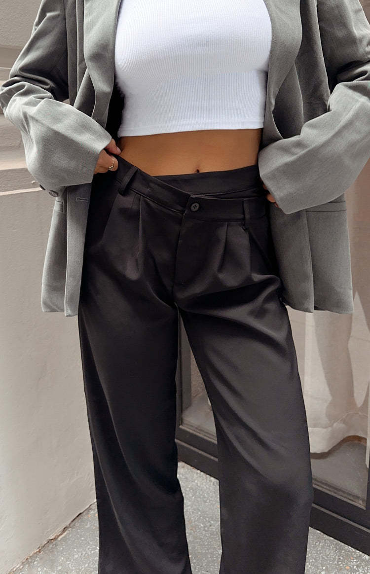 Valarie Black Pants-Vavasi.All Rights Reserved.