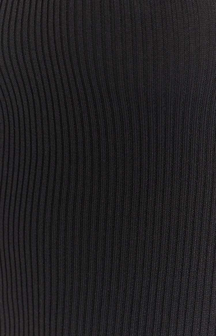 Valencia Strapless Black Midi Lattice Dress-Vavasi.All Rights Reserved.