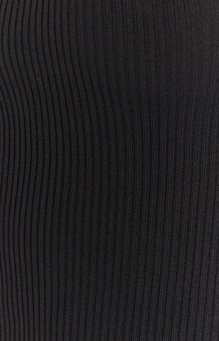 Valencia Strapless Black Midi Lattice Dress-Vavasi.All Rights Reserved.