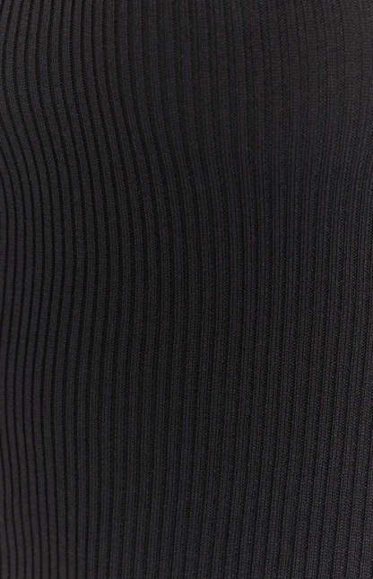 Valencia Strapless Black Midi Lattice Dress-Vavasi.All Rights Reserved.