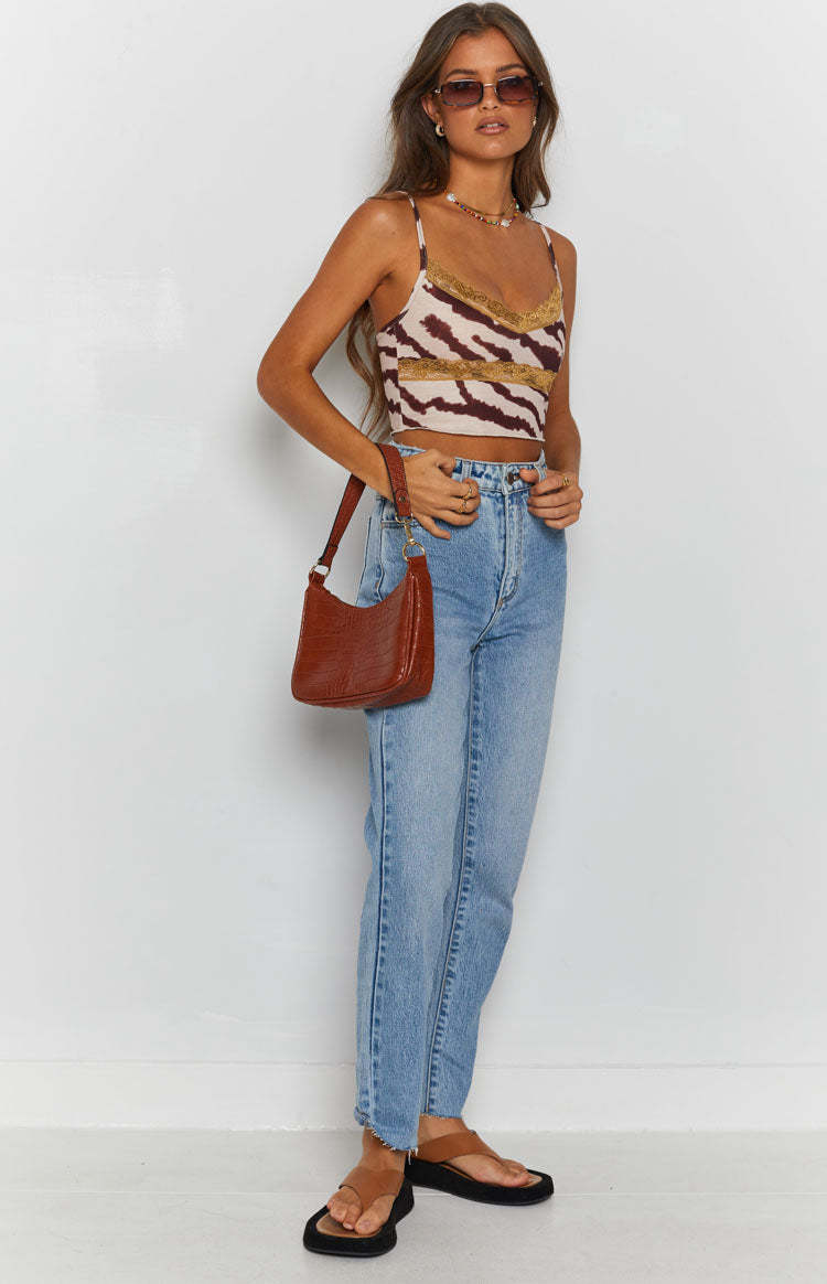 Zebra Lace Crop Top-Vavasi.All Rights Reserved.