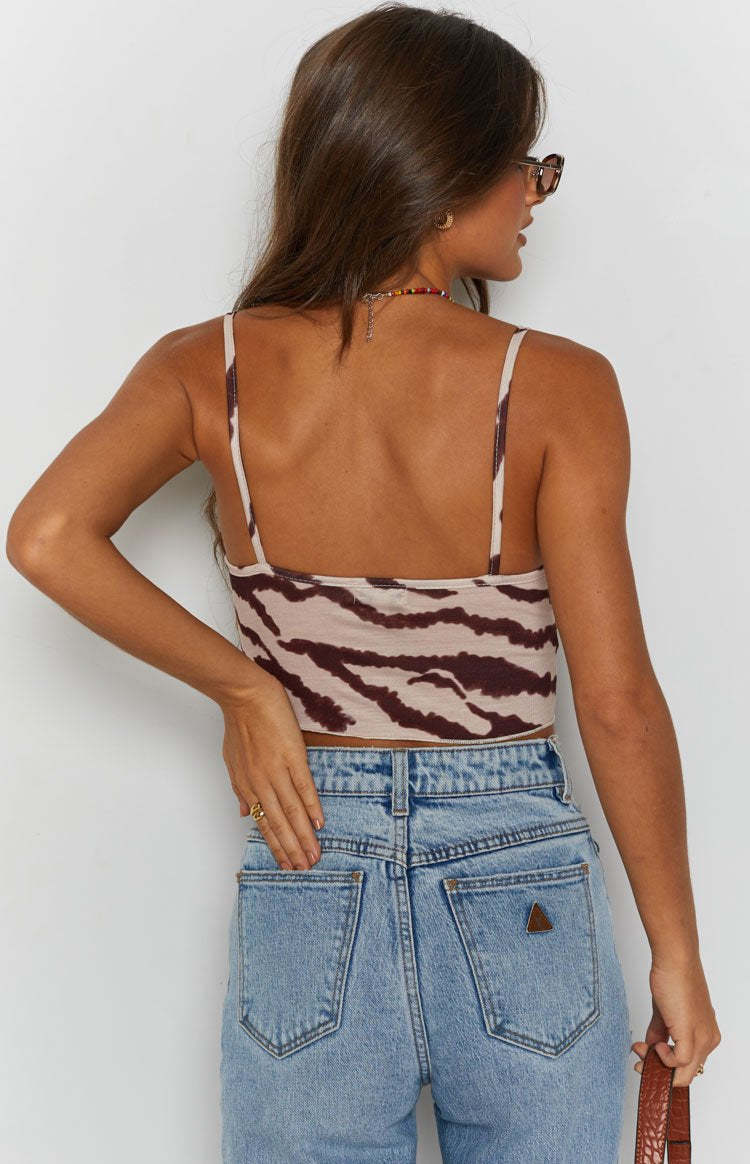 Zebra Lace Crop Top-Vavasi.All Rights Reserved.