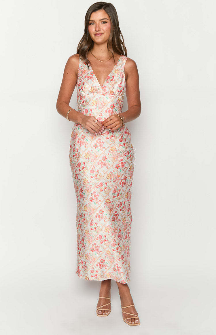 Verlaine Paisley Floral Maxi Dress-Vavasi.All Rights Reserved.