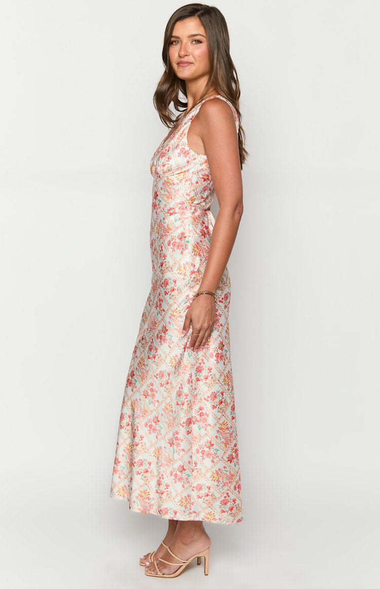 Verlaine Paisley Floral Maxi Dress-Vavasi.All Rights Reserved.