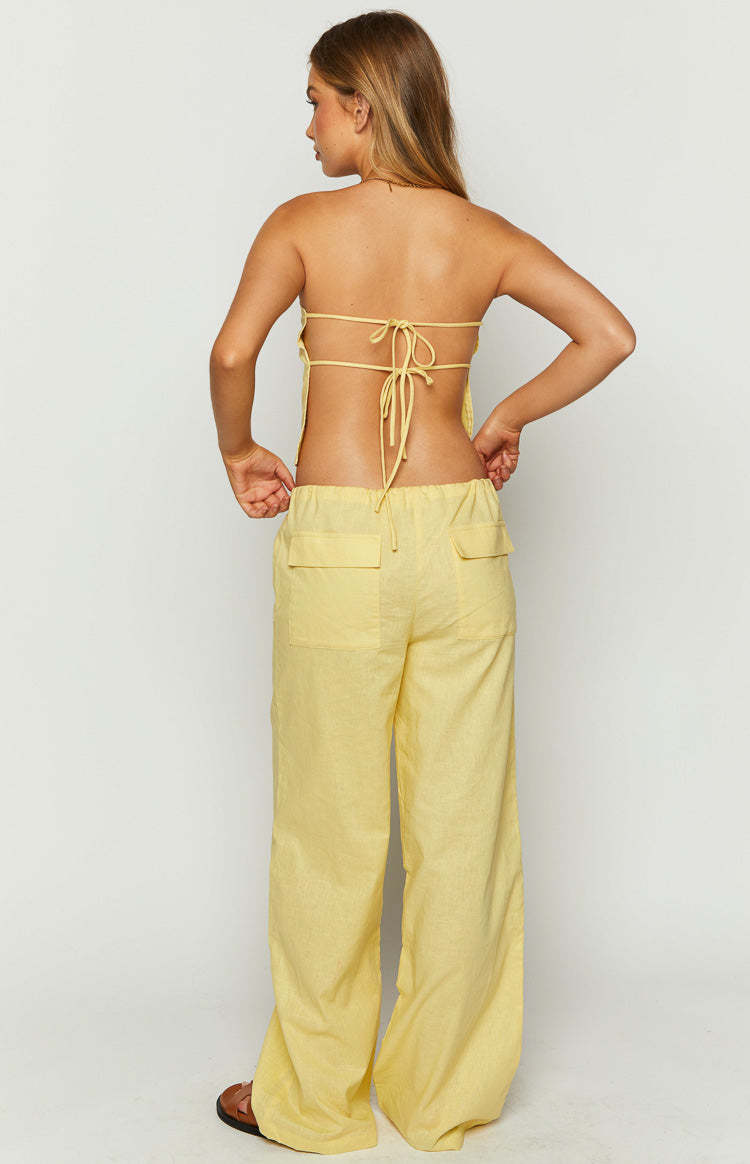 Vienna Yellow Pants-Vavasi.All Rights Reserved.