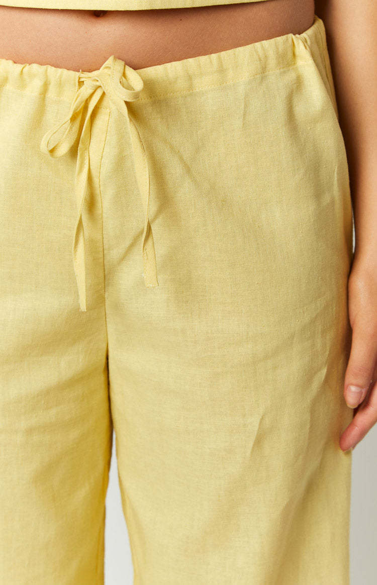 Vienna Yellow Pants-Vavasi.All Rights Reserved.