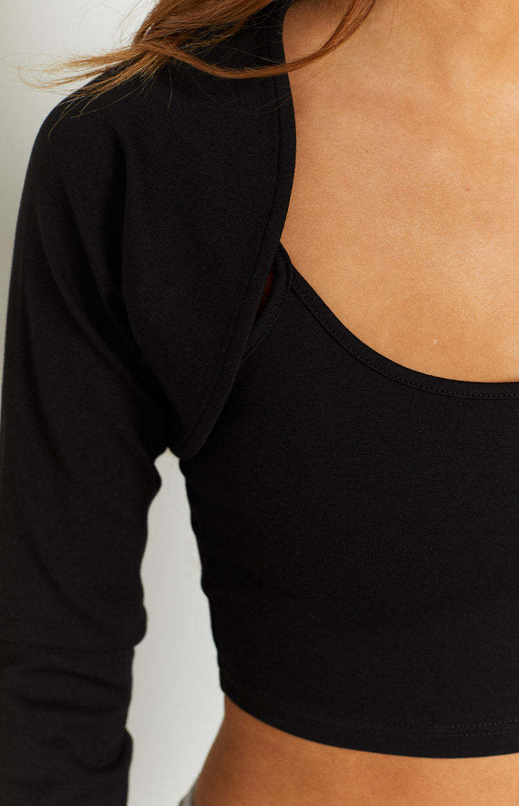 Vixen Black Rib Cami Set-Vavasi.All Rights Reserved.