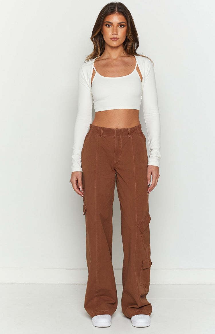 Vixen White Rib Cami Set-Vavasi.All Rights Reserved.